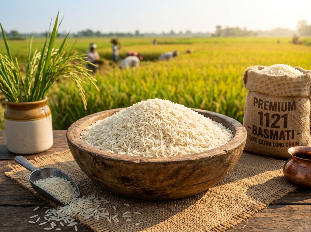 1121 Extra Long Grain Basmati Rice Lot