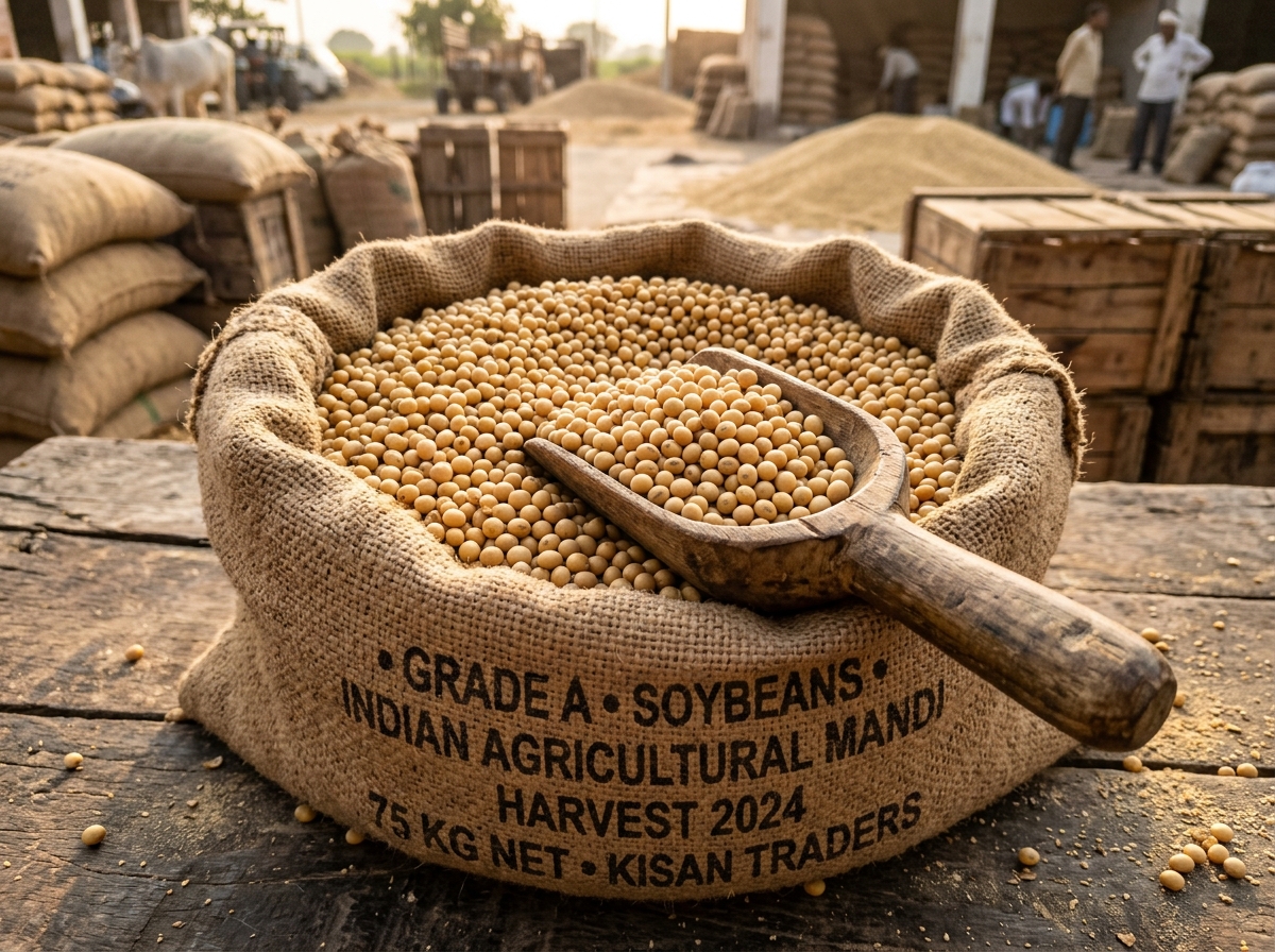 Grade A Indian Agricultural Mandi Soybeans